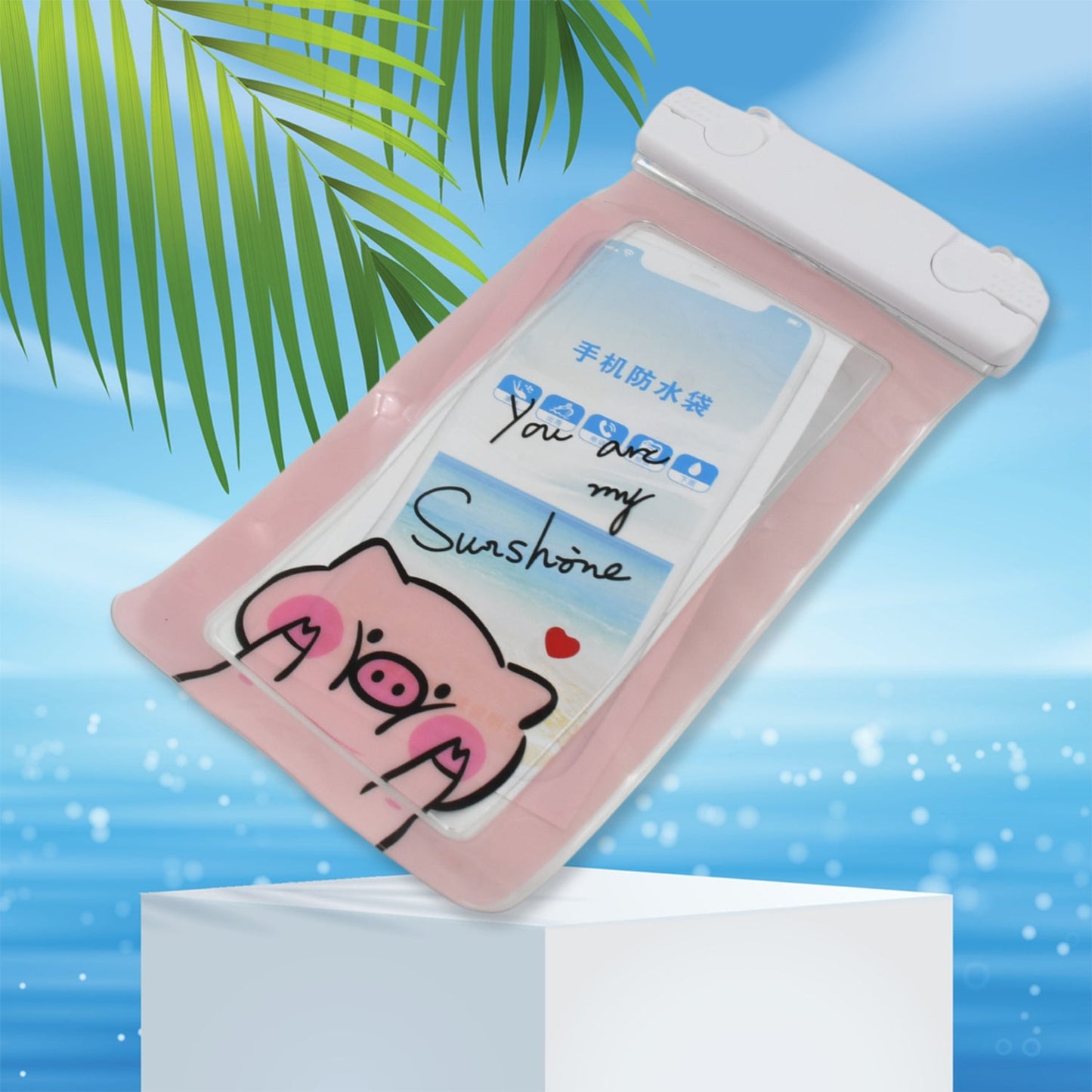 Waterproof Pouch Lock Mobile Cover Underwater Mobile Case For All Type Mobile Phone (1 Pc)