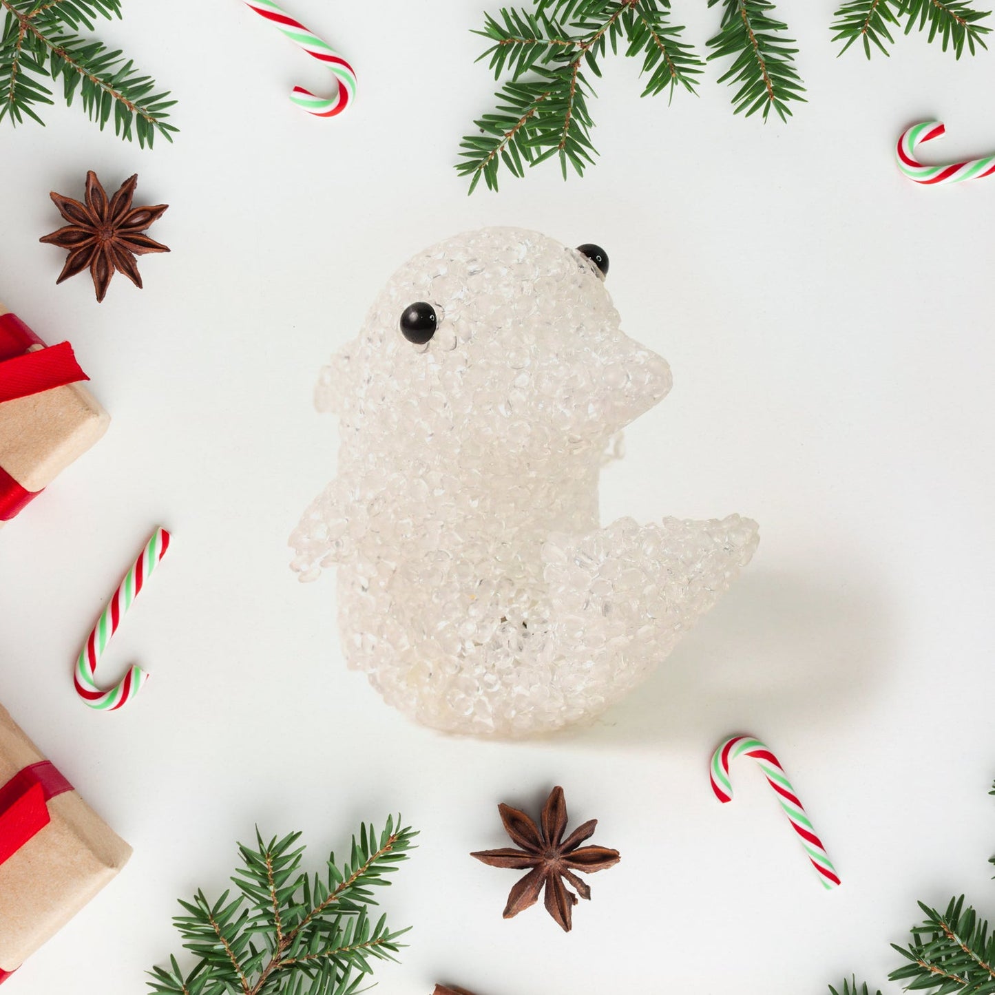 Dolphin Shape Crystal LED Night Light Lamp – Glowing Animal Decorative Light (1 Pc)