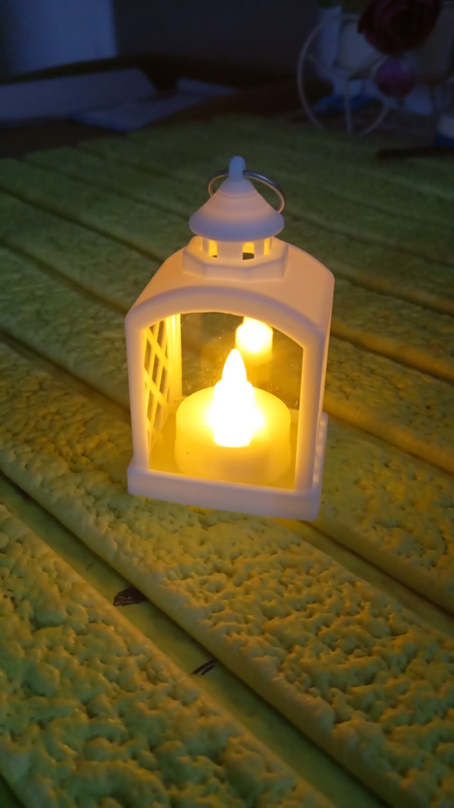 Smokeless Led Light Lantern Lamp, Diwali (1 Pc)