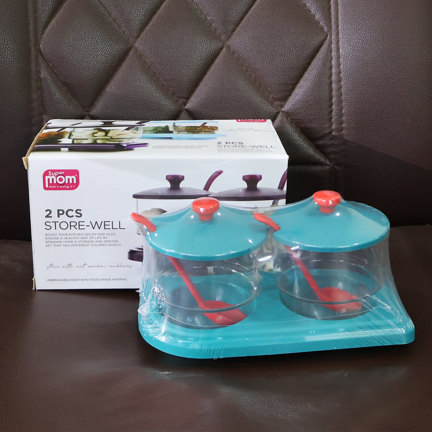 Supermom Storewell Multipurpose Spice And Condiment Container Set (2 Pc)