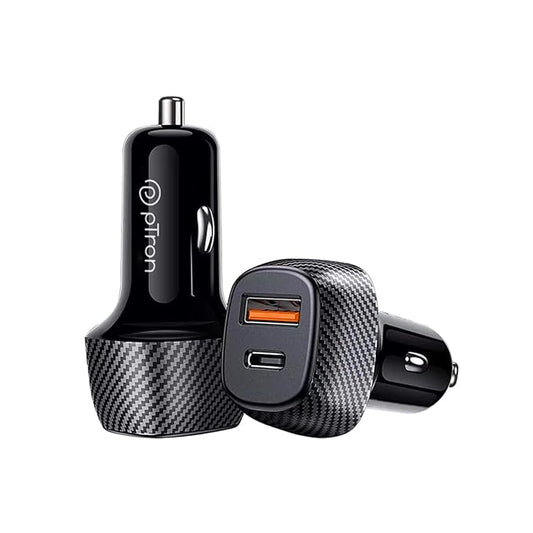 pTron Bullet Zip Mini 42.5W Car Charger (Black)