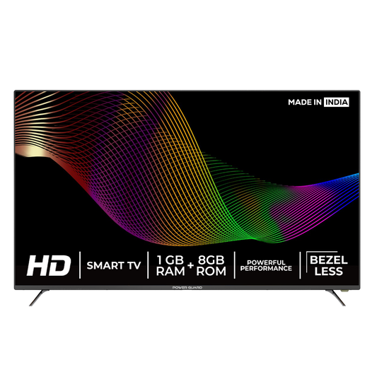LED TV:- Power Guard 80 cm (32 inch) Frameless HD Ready LED Smart Android TV  (PG 32 S1)