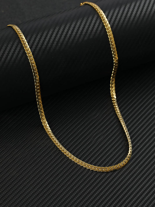 Classic Gold-Plated Link Chain for Men