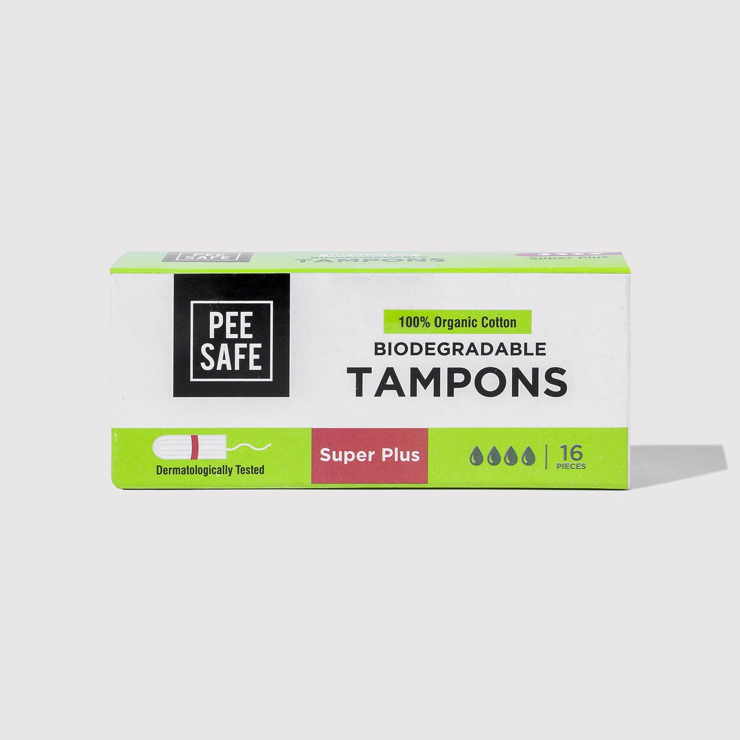 Biodegradable Tampons- Super Plus (16 Tampons) - BYOC