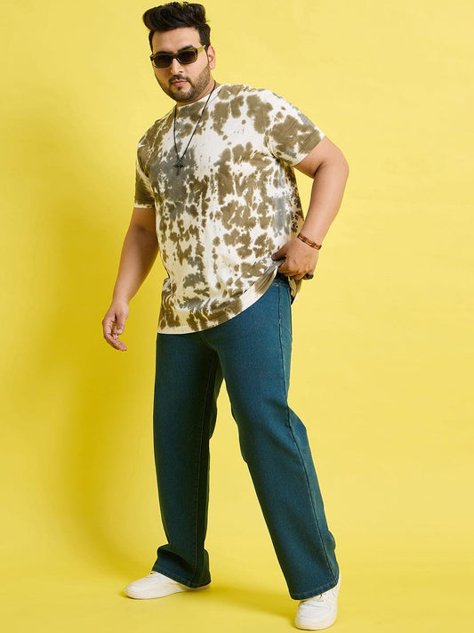 Men Plus Size Garcia Printed Round Neck Tshirt