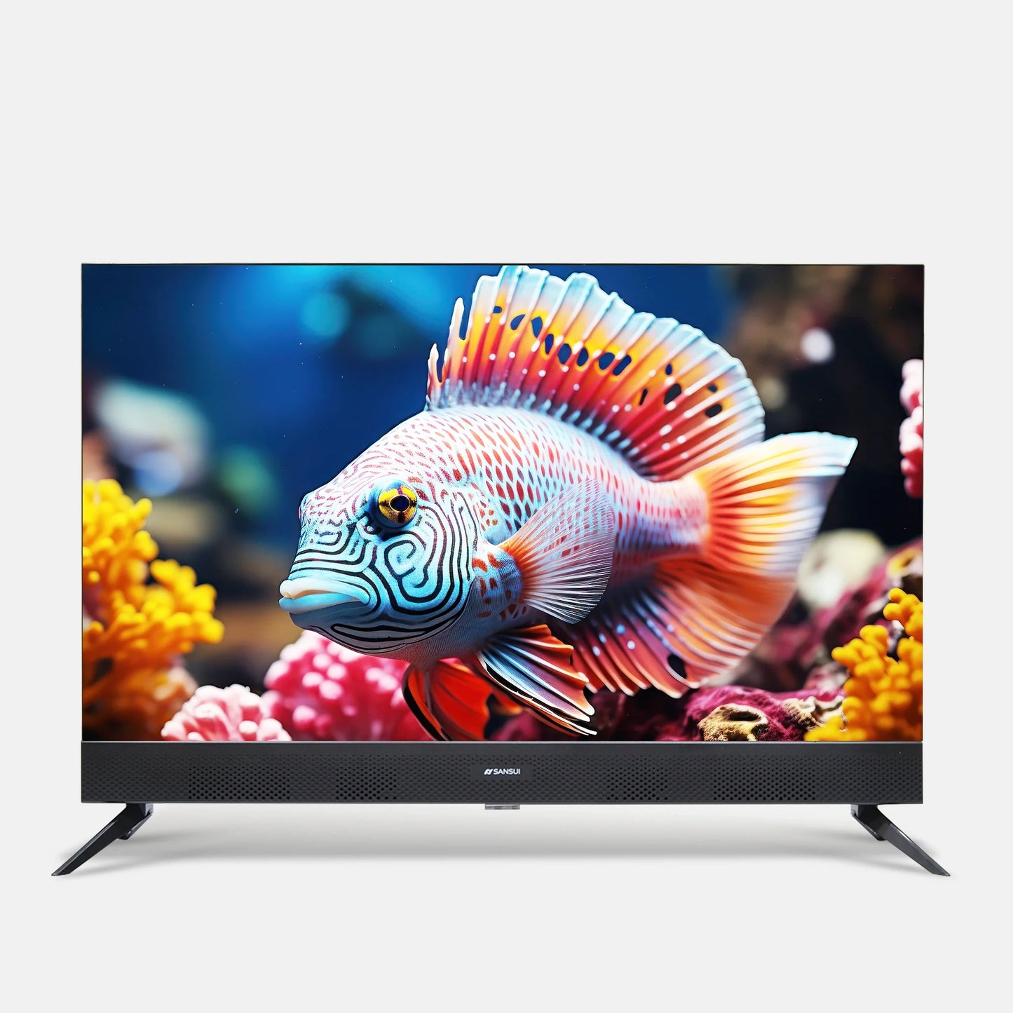 Sansui 80 cm (32) Google Smart TV With QLED Display, HDR10, In Built Sound Bar, Dolby Audio & A+ Panel
