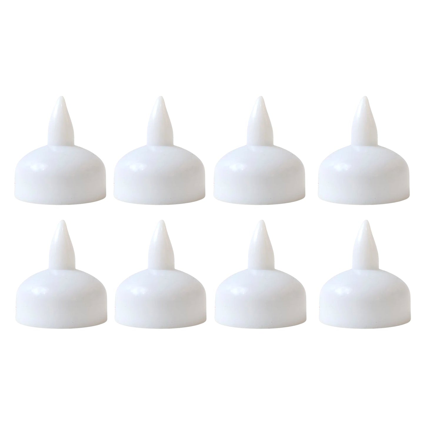 Round LED Flameless Tealight Candles - (8 Pc)
