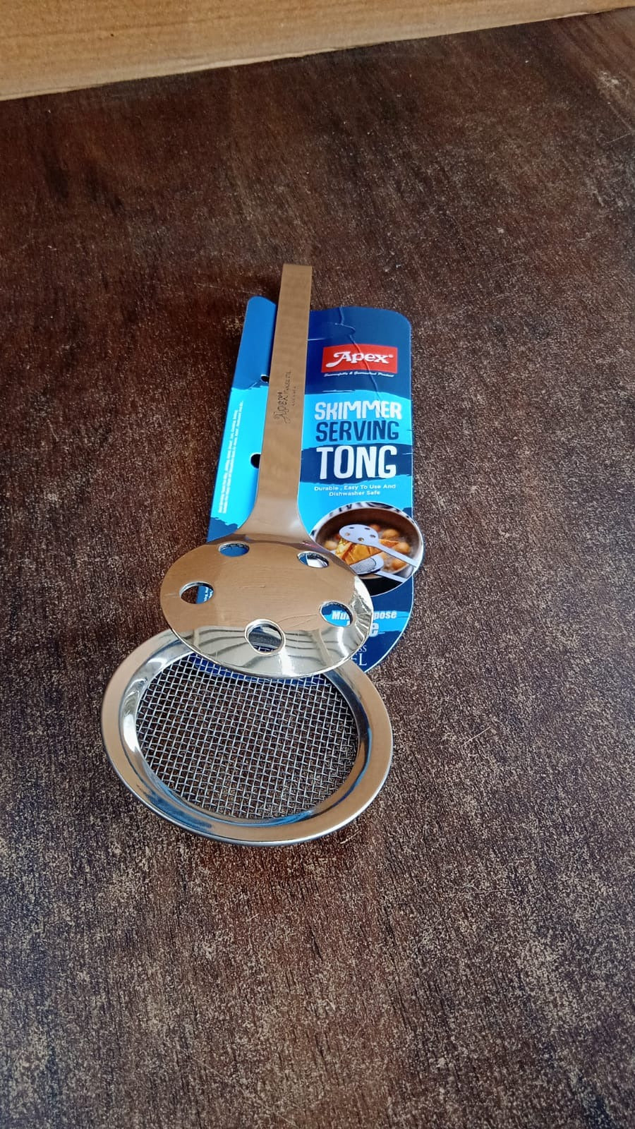 Apex Stainless Steel Skimmer Serving Tong