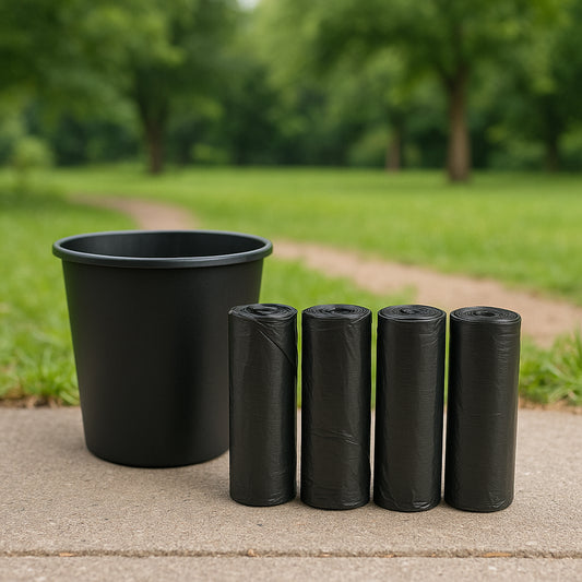 Garbage Bags Pack Of 4 Rolls (45 45 Cm)