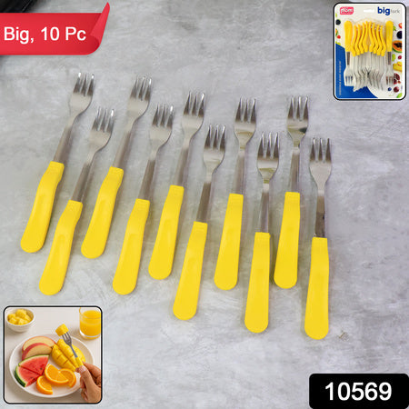 Supermom Premium Stainless Steel Big Fork (6 Pc Set)