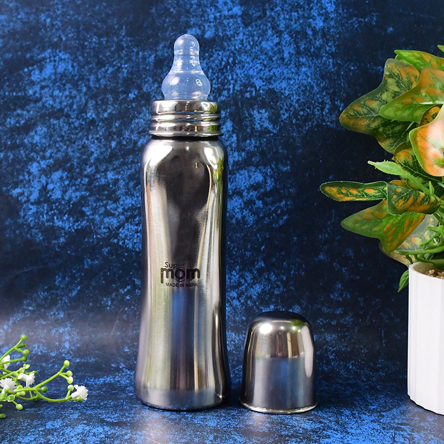 Supermom Lion Stainless Steel Feeding Bottle 250ml