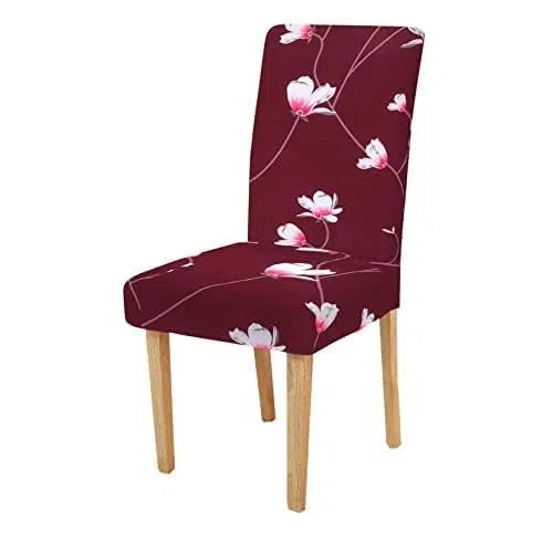 Floral Printed Dining Chair Covers Set of 2