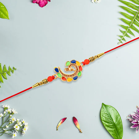 Modern Peacock Style Rakhi
