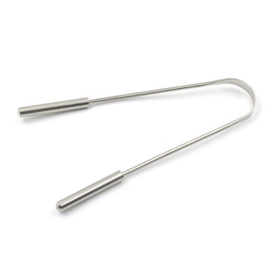 Tongue Cleaner For Kids Adults Tongue Scraper For Bad Breath Maintain Oral Hygiene For Daily Use For Fresh Breath Bacteria Removal Improved Taste (Steel Copper Tongue Cleaner 1 Pc)