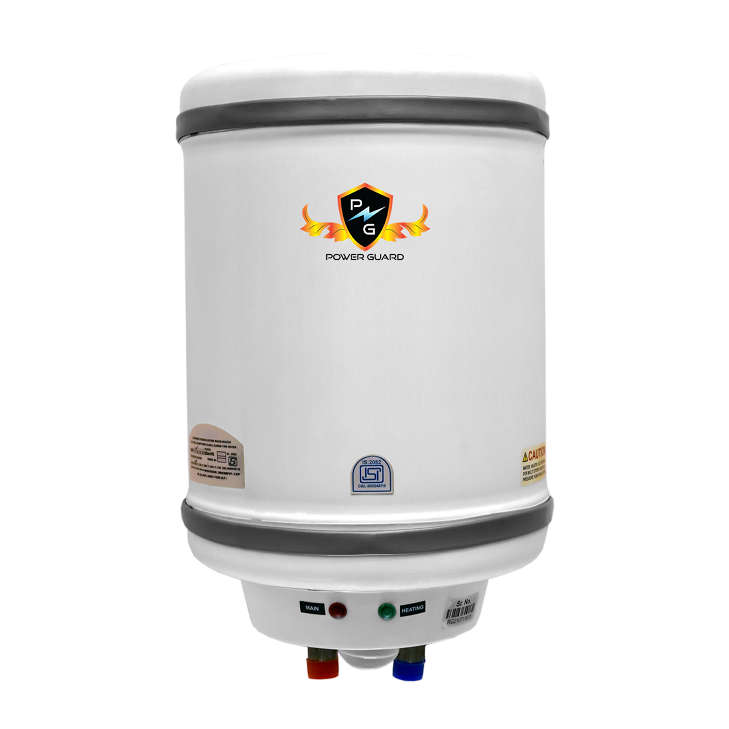 Water Geyser : Power Guard 10L Storage Water Heater Geyser (White, PG-METAL-10)