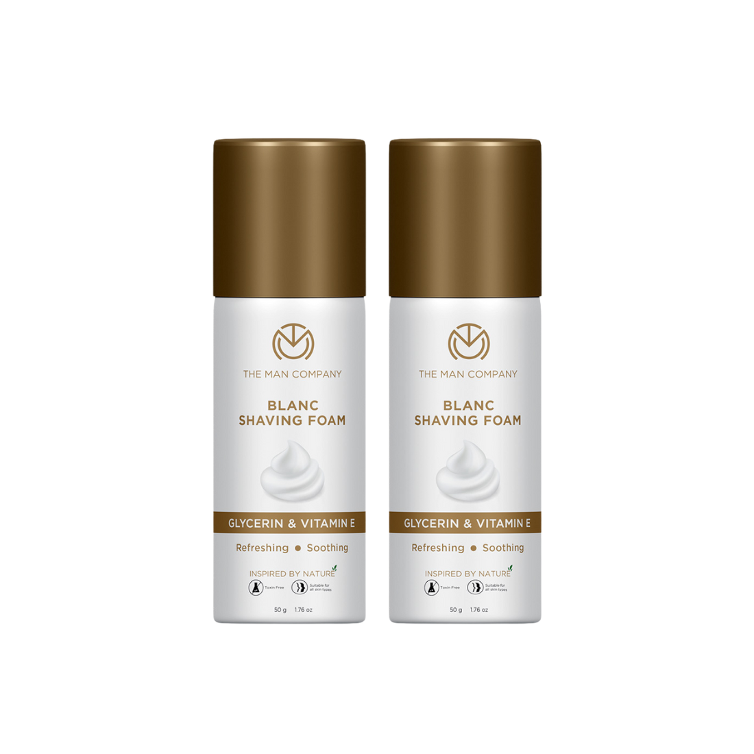 Blanc Shaving Foam | Pack of 2 (50g)