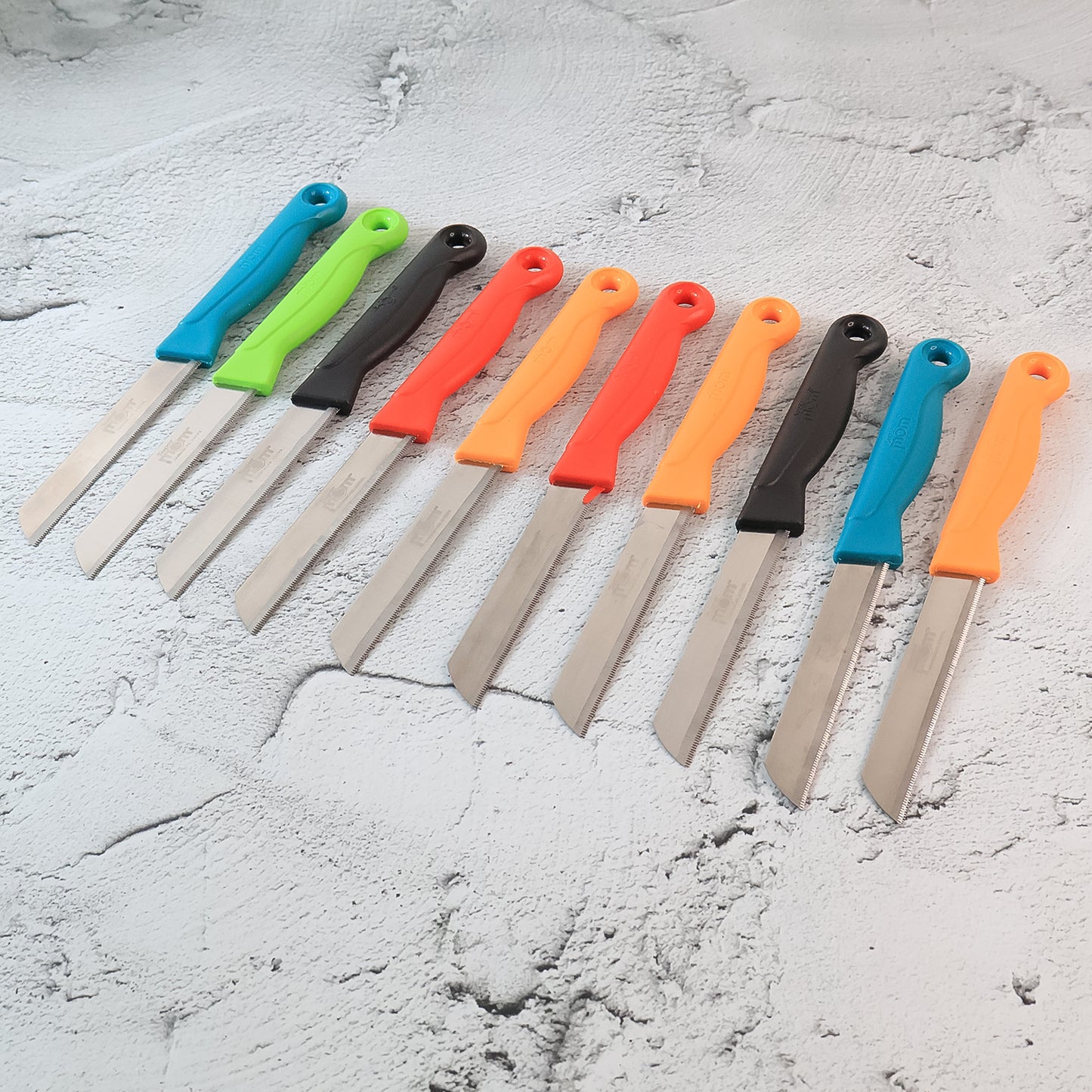 Supermom Stainless Steel Kitchen Laser Knife (10 Pc  Set)