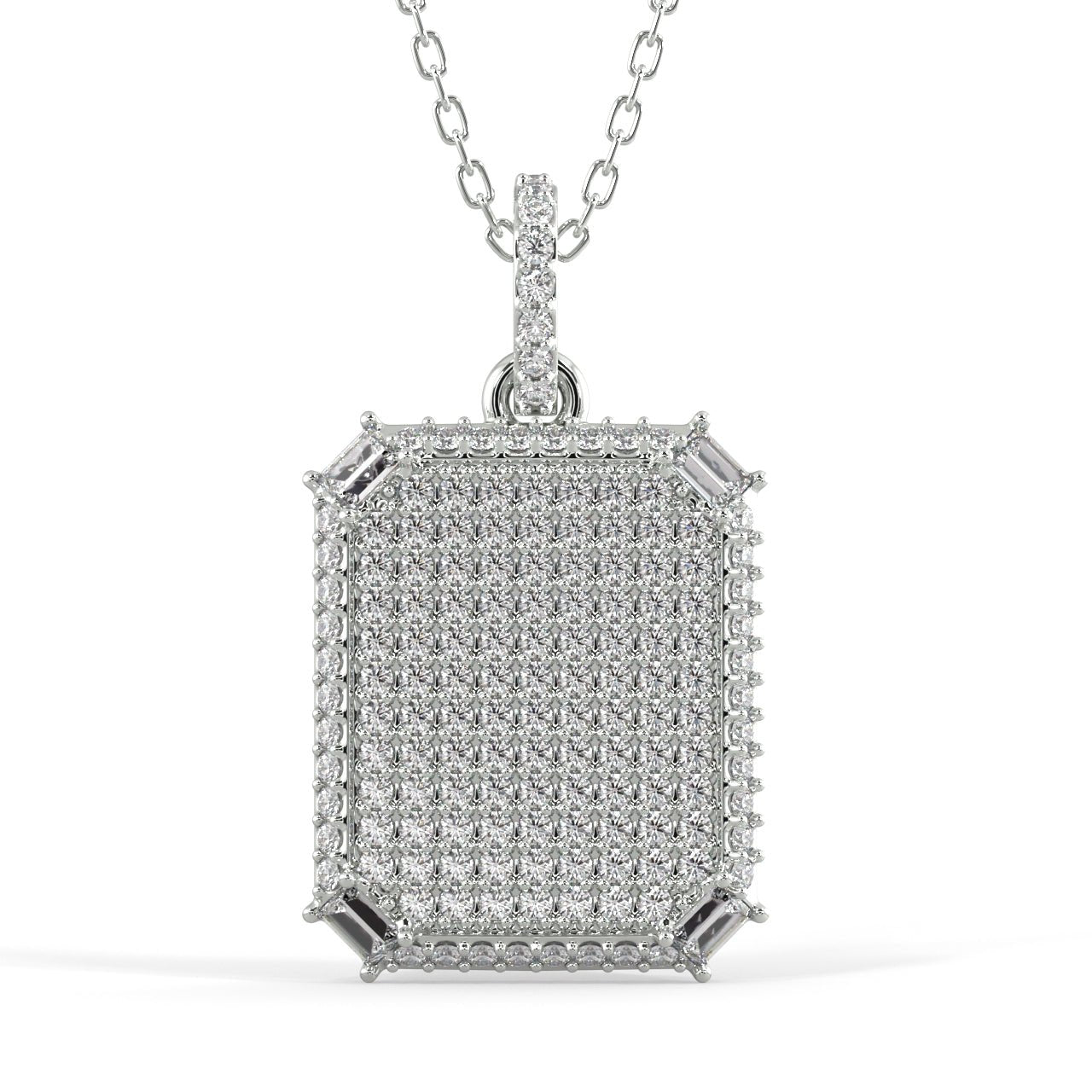 Shay Emerald Cut Pendant Necklace