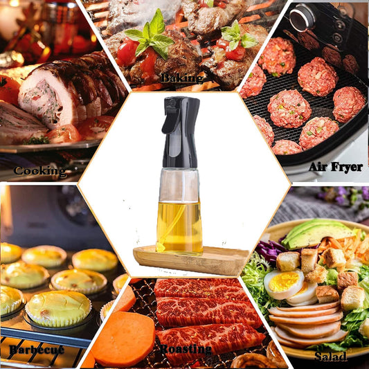 Glass Premium Oil Spray Bottle - (300 Ml Approx 1 Pc)