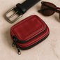 Premium Leather Zippered Card Holder