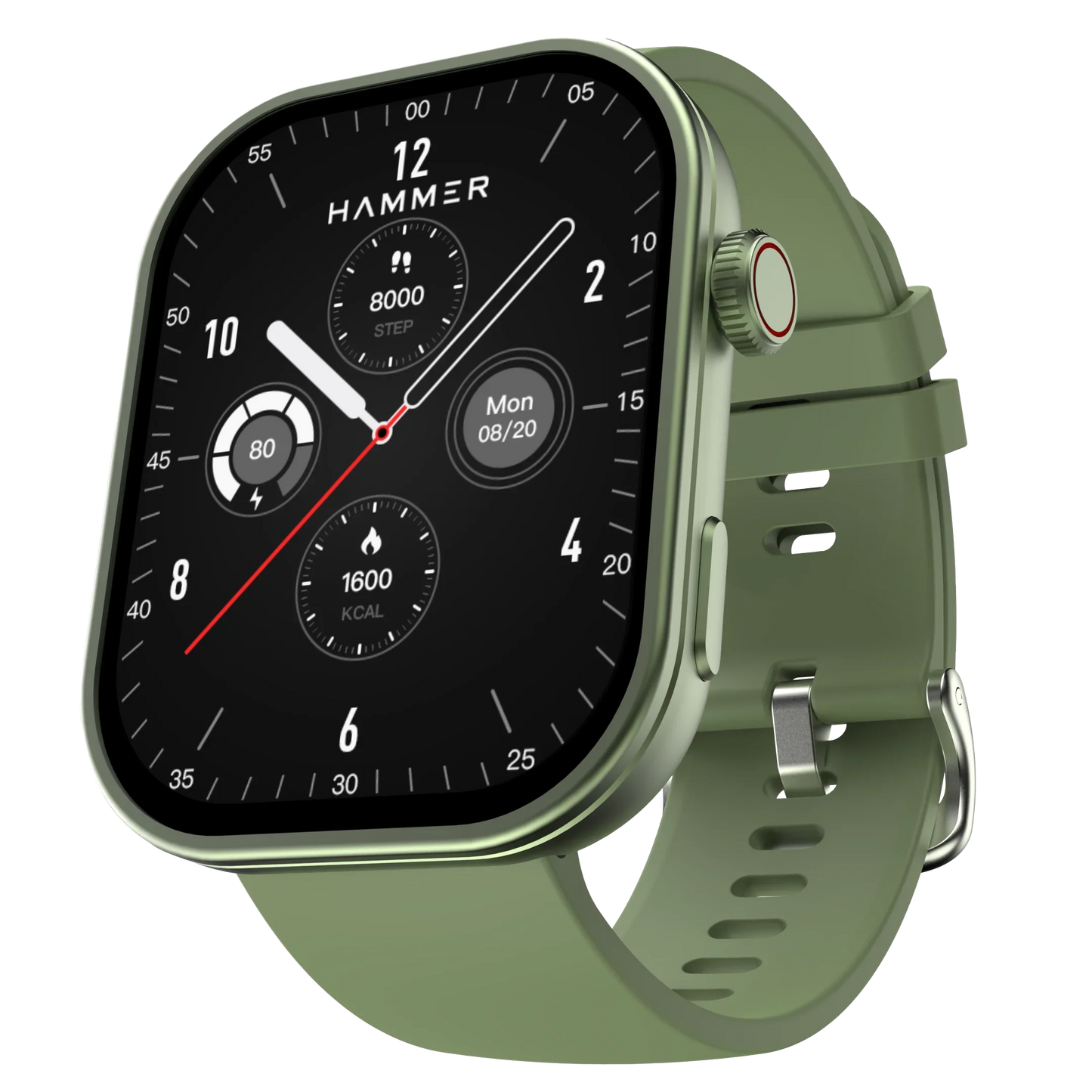 Hammer Tussle 2.01" Full HD Display Bluetooth Calling Smartwatch