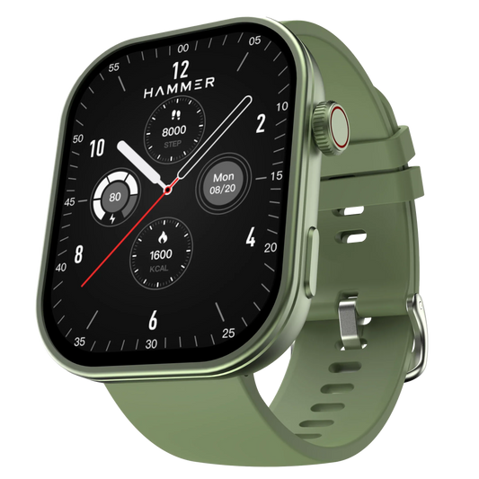 Hammer Tussle 2.01" Full HD Display Bluetooth Calling Smartwatch