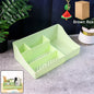 Multi-Section Desk Organizer Storage Tray 