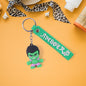 Cute Cartoon Silicone 3D Key Chain with Metal Hook & Strap (Pack of 1)