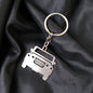 Stylish Metal Jeep Shape Keychain