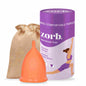 Zorb. Menstrual Cup for Women - Small | Orange