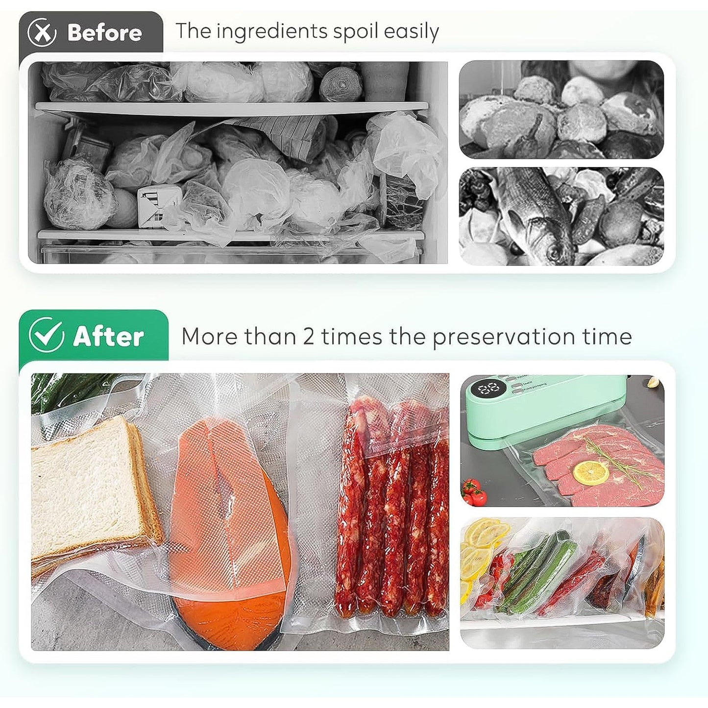 Smart Rechargeable Food Vacuum Sealer