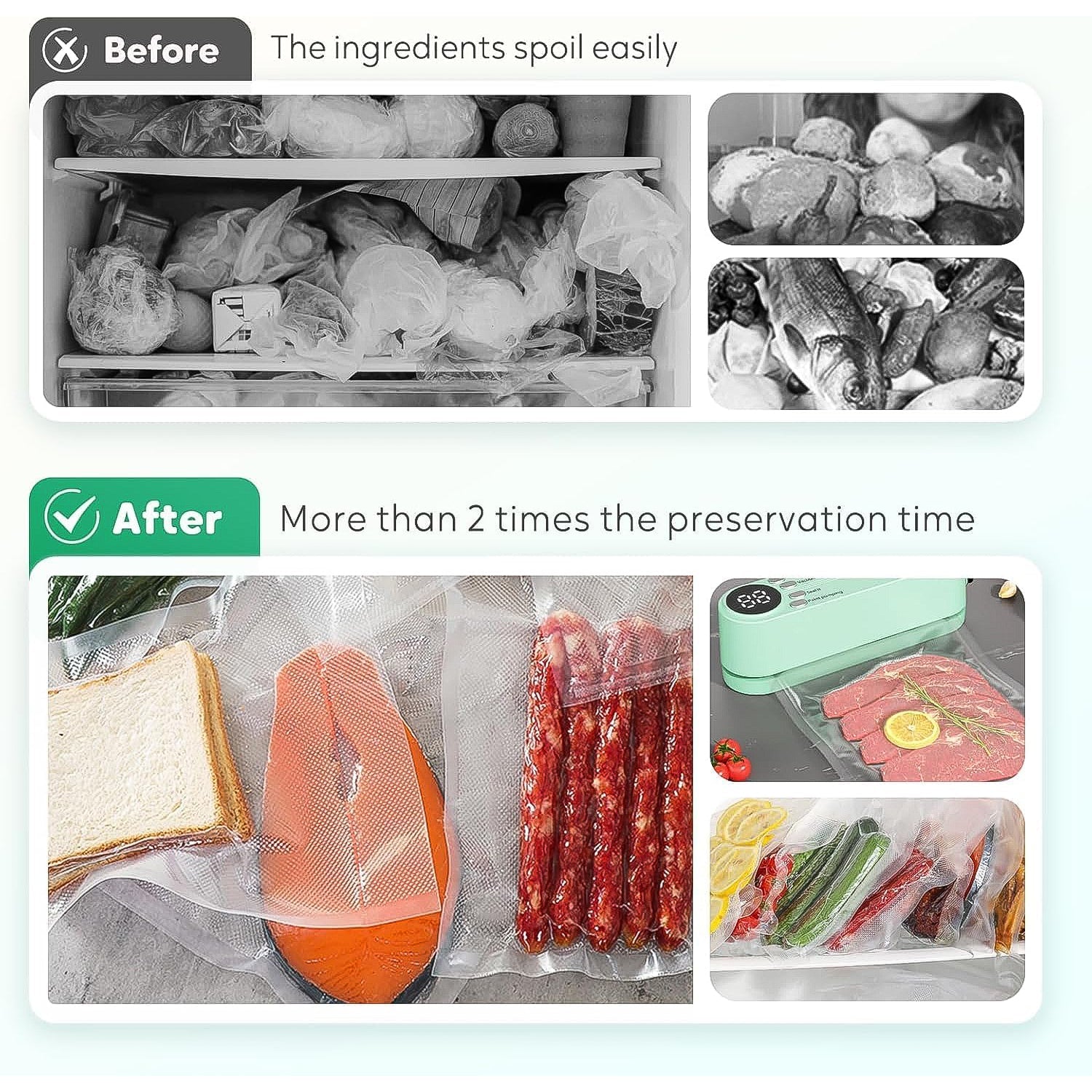 Smart Rechargeable Food Vacuum Sealer