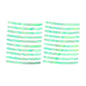 Car Wheel Hub Reflective Car Stickers, Night Warning Stickers (20 Pcs Set/ Multicolored)
