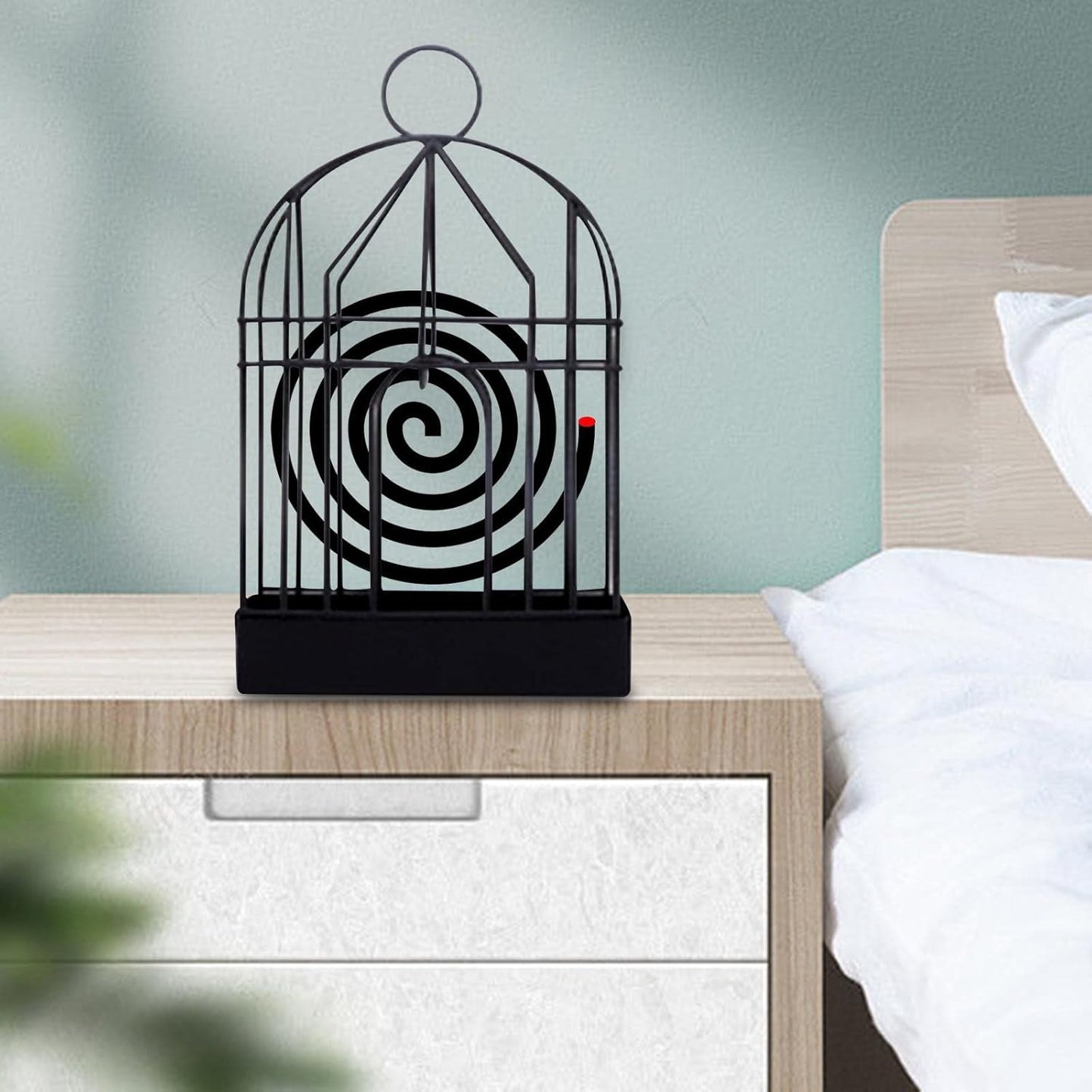 Mosquito Coil Holder, Vintage Style Durable Household Mosquito coil Stand for Office Home
