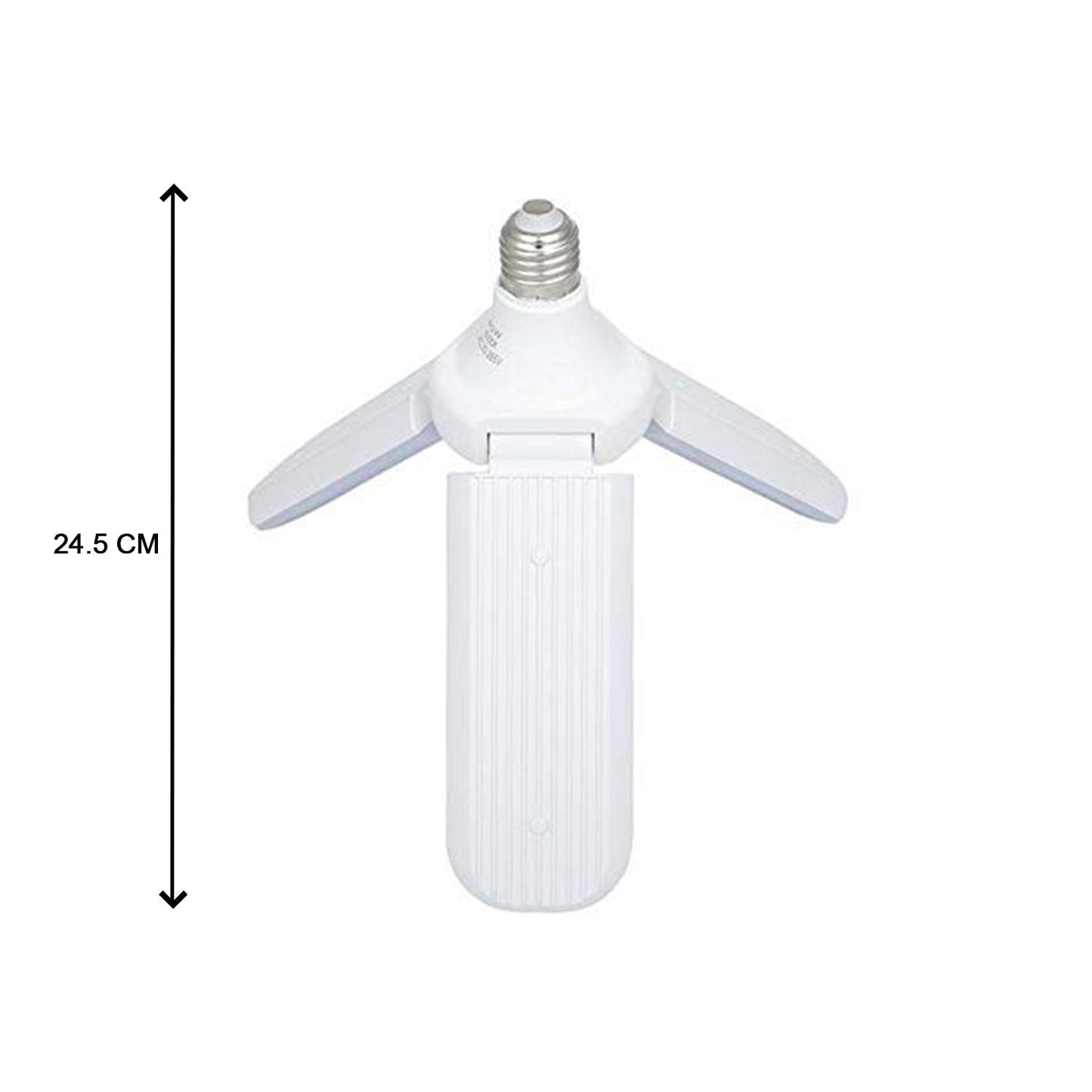 fan blade LED light bulb, focusing on its design and LED light.