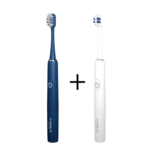 Hammer Flow 2.0 Electric Toothbrush - Combo of 2 Colors (Blue &