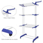 Foldable Stainless Steel Clothes Drying Stand Rack