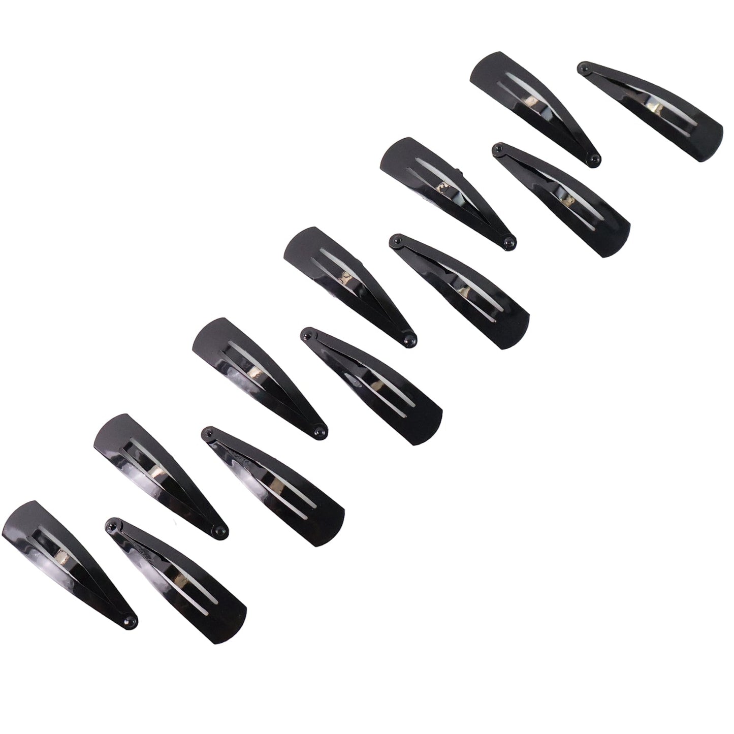 Metal Tik Tak Hair Clips (12 Pcs Set), Hair accessories