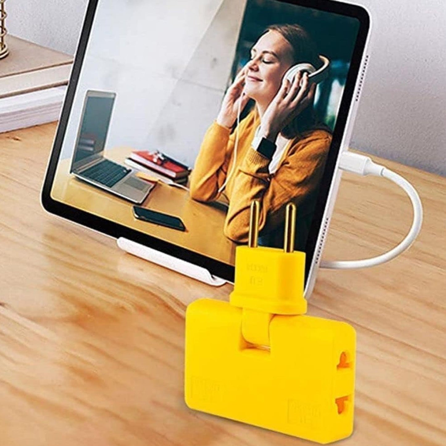 Wireless 3in1 Foldable Wall Plug Socket