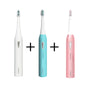 Hammer Ultra Flow Electric Toothbrush- Combo of 3 Colors (Blue, White & Pink)