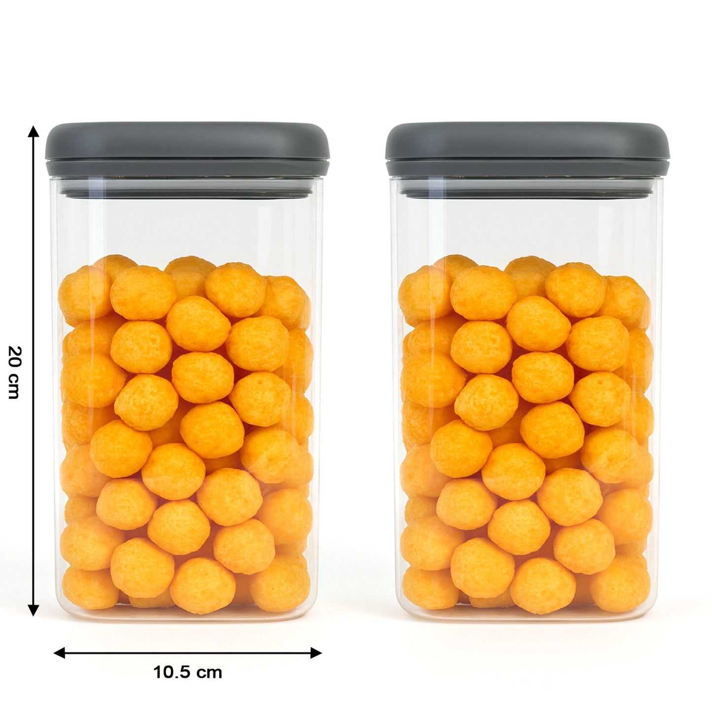 Supermom Airtight Kitchen Storage Containers – (2 Pc Set / 1500 ml)