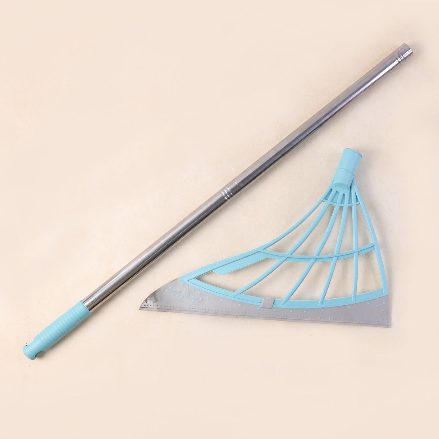 Durable Eco-Friendly Broom with Scraper