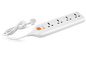 4 WAY Extension Board White