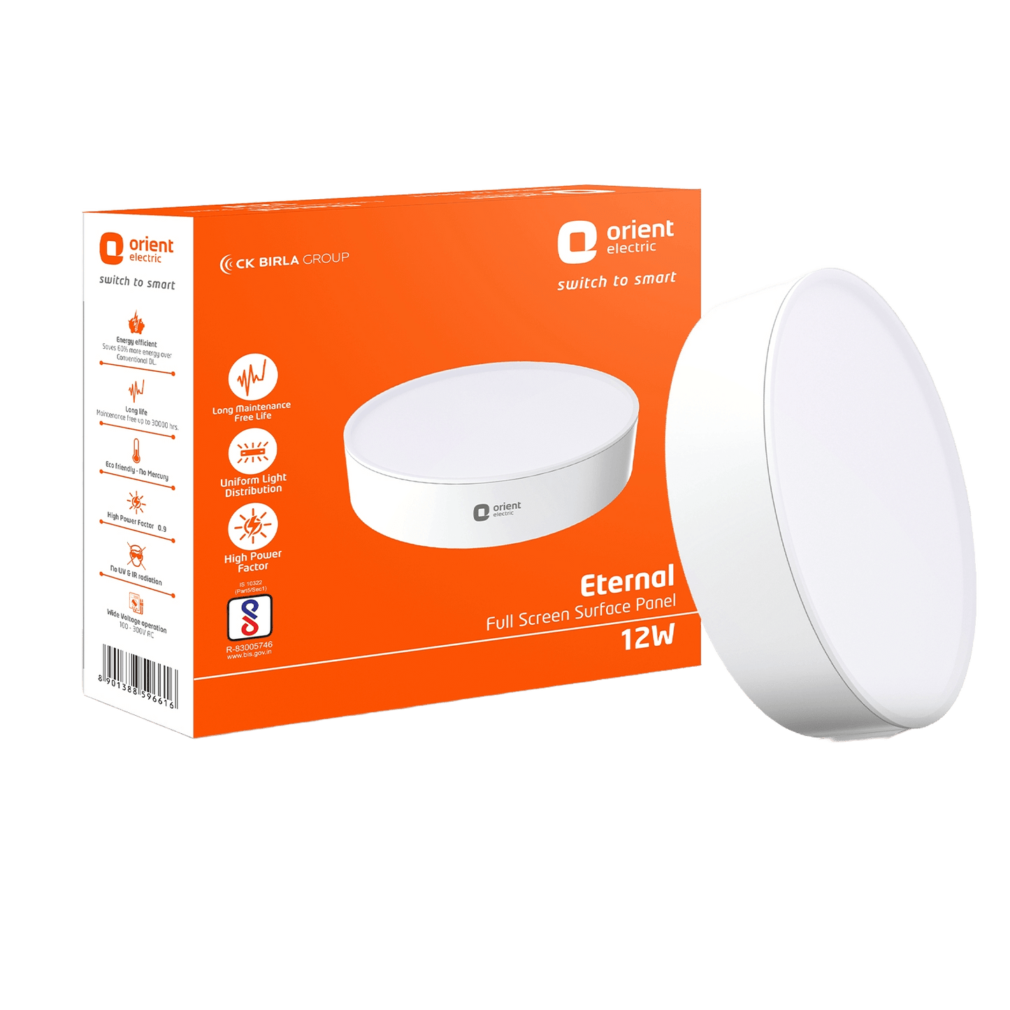 Rimless LED Surface Panel Light | Wide Voltage Operation | BIS Certified?