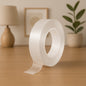 Sticky Double Sided Tape Washable Adhesive Tape Reusable (8.5×3 Cm / 1 Pc)