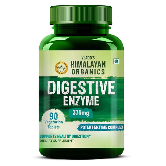 Vlado's Himalayan Organics Digestive Enzyme for Healthy Digestion- 90 Veg Tablets