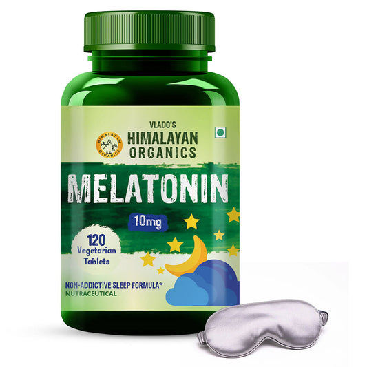 Vlado's Himalayan Organics Melatonin 10Mg (Healthy Sleep Cycle) - 120 Tablets