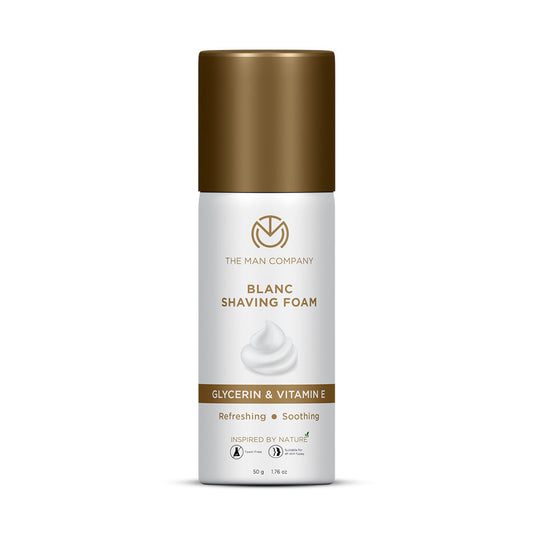 Blanc Shaving Foam | Glycerin & Vitamin E (50g)