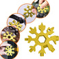 18-in-1 Snowflake Multi-Tool – Portable Bottle Opener, Screwdriver & Wrench