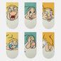 Women's Disney Snow-White Dwarfs Themed Ankle Socks
